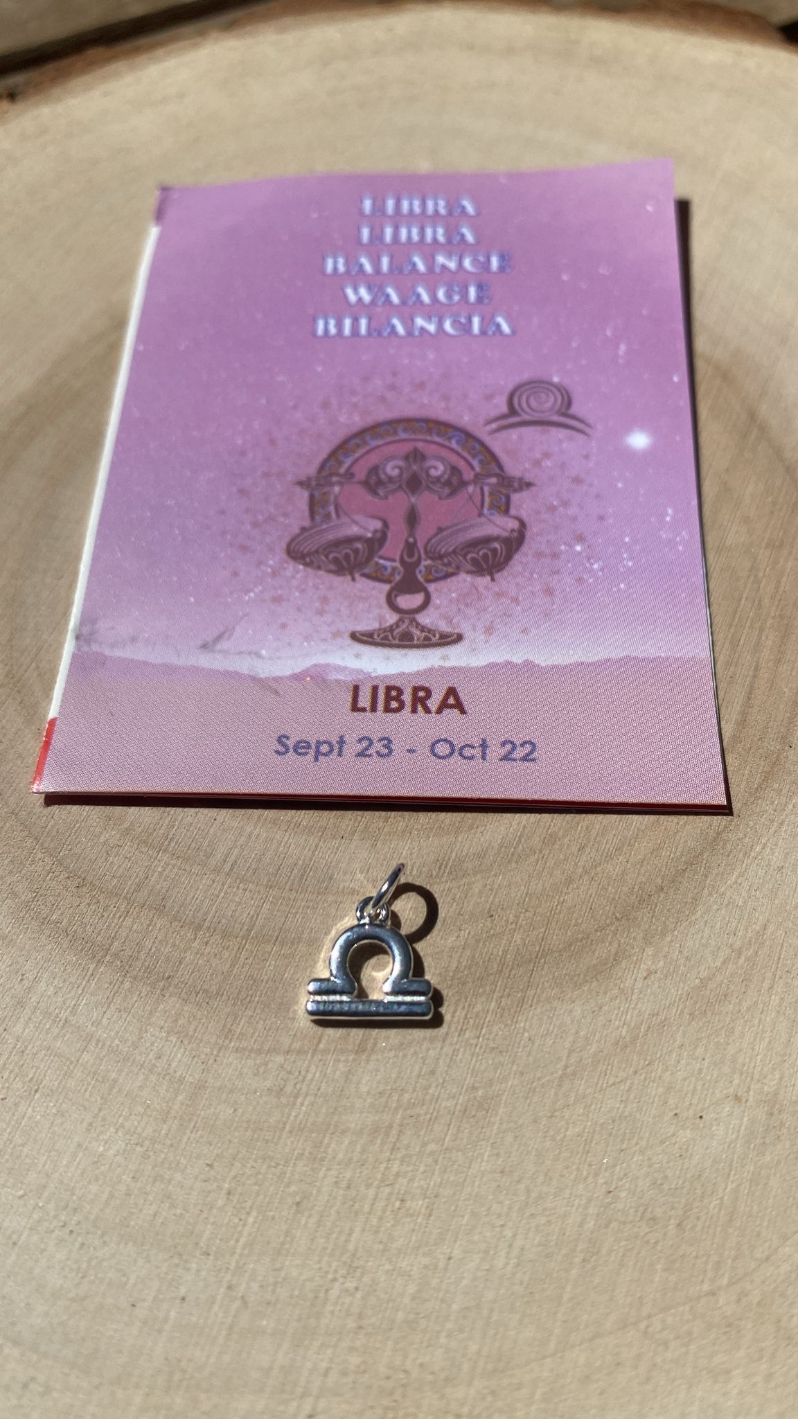 COLGANTE PLATA | LIBRA