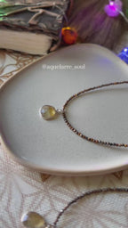 GARGANTILLA MANIFESTAR | OJO TIGRE Y CITRINO