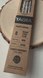 INCIENSO VARILLAS NATURAL SAGRADA MADRE YAGRA | ATRAE DINERO